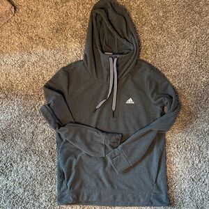 Adidas Men's Charcoal Gray Hoodie